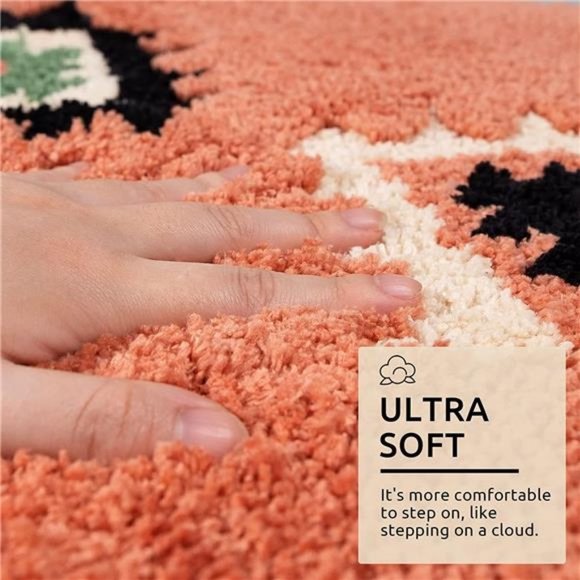 NEW Soft Boho Area Runner Rug - Picture 4 of 6